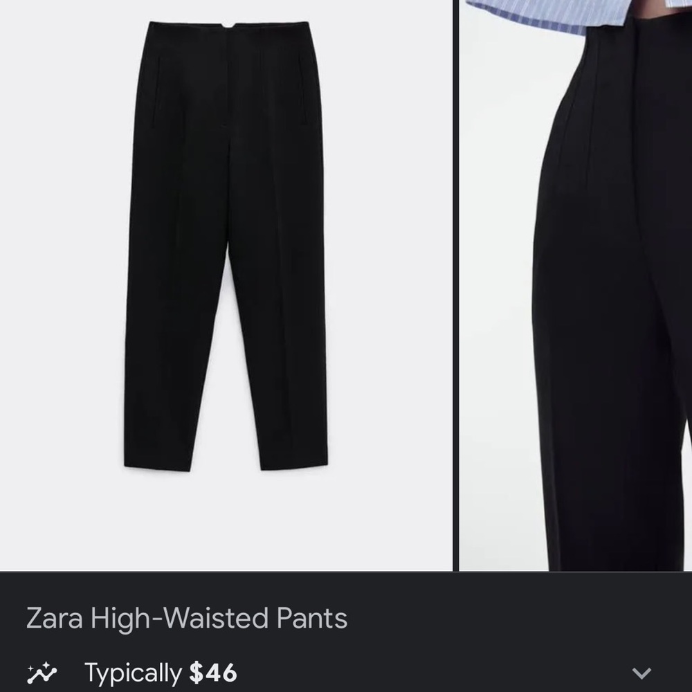These are brand new Zara pants that have never been worn!